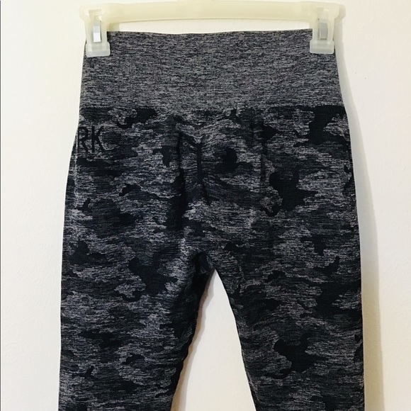 Gymshark Pants - Gymshark Black Camo High Waisted Seamless Leggings